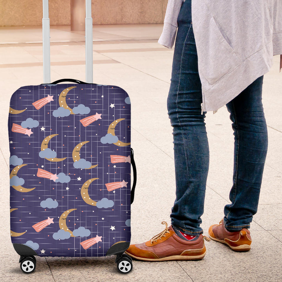 Moon Star Could Pattern Luggage Covers