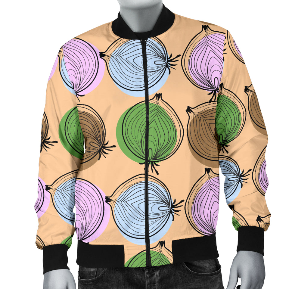 Onion Pattern Men Bomber Jacket