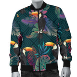 Toucan Pattern Men Bomber Jacket