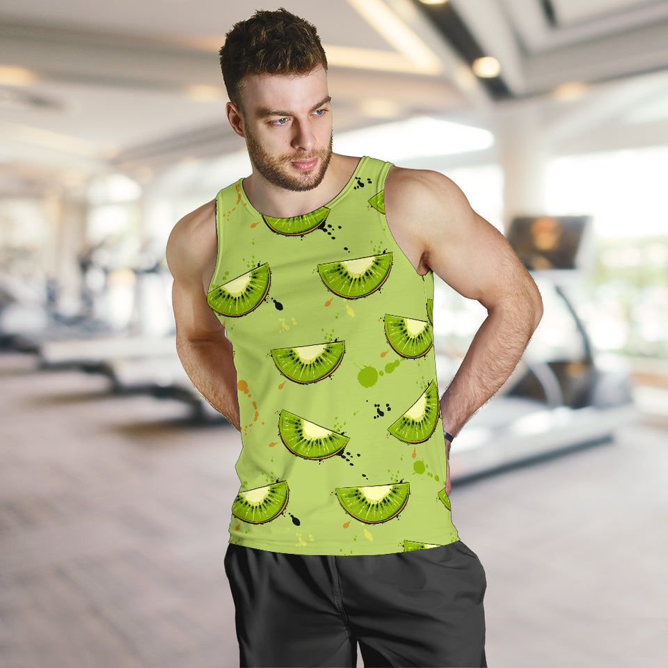 Kiwi Pattern Background Men Tank Top