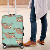 Sloth Mom and baby Pattern Luggage Covers