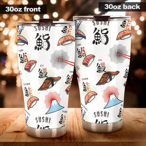 Sushi Japanese Pattern Tumbler