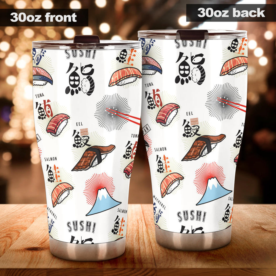 Sushi Japanese Pattern Tumbler