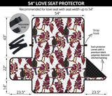 Crow Tree Leaves Pattern Loveseat Couch Cover Protector