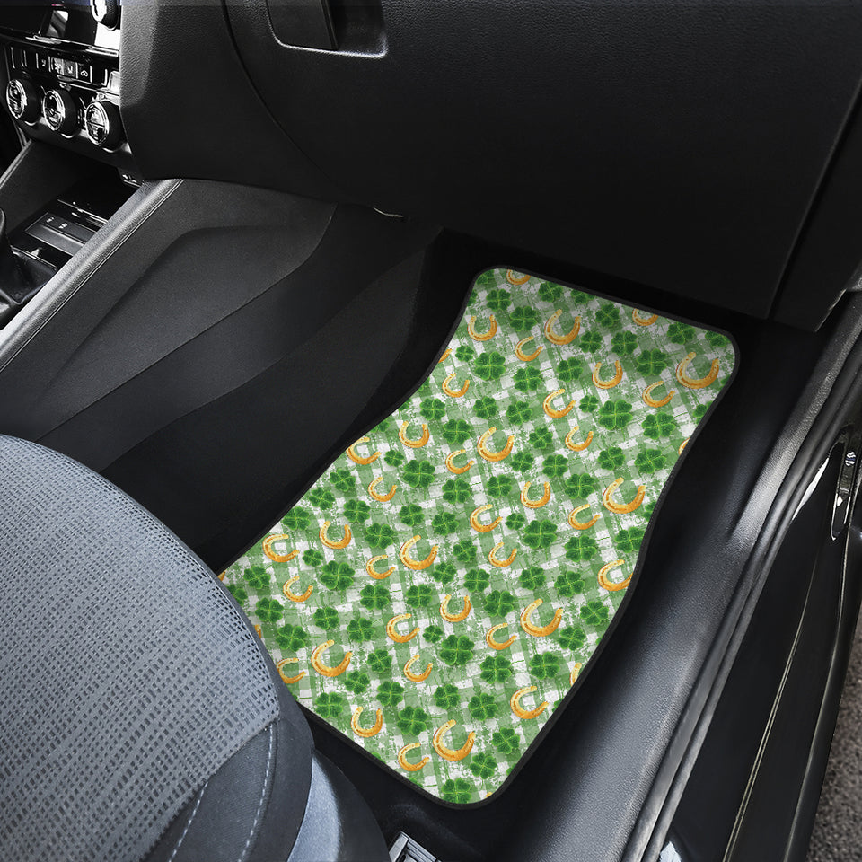 Horseshoes Pattern Print Design 05 Front Car Mats