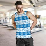 Dolphin Tribal Pattern Men Tank Top