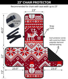 Snowman Sweater Printed Pattern Chair Cover Protector