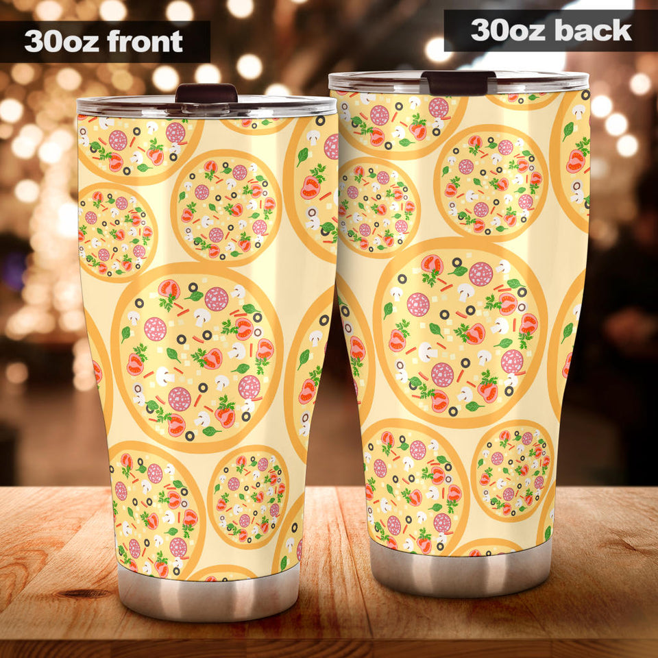 Pizza Theme Pattern Tumbler