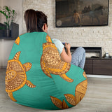 Sea Turtle Tribal Aboriginal Pattern Bean Bag Cover