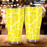 Sliced Lemon Pattern Tumbler