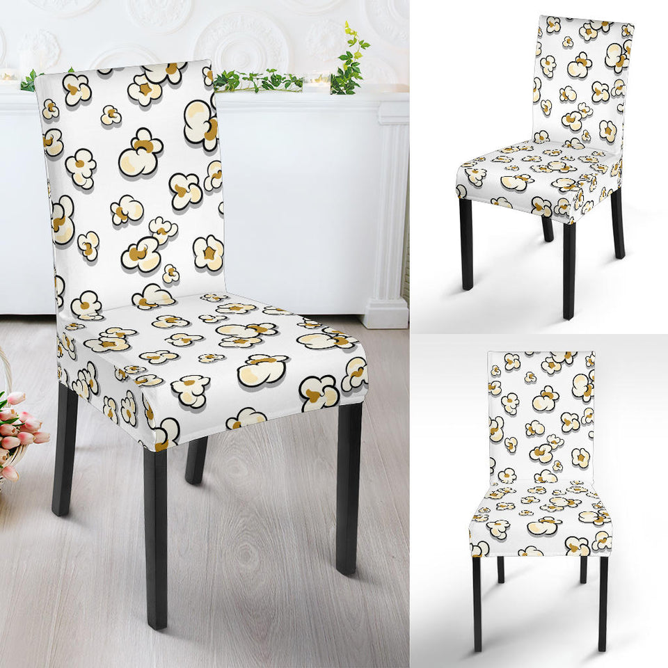 Popcorn Pattern Print Design 04 Dining Chair Slipcover