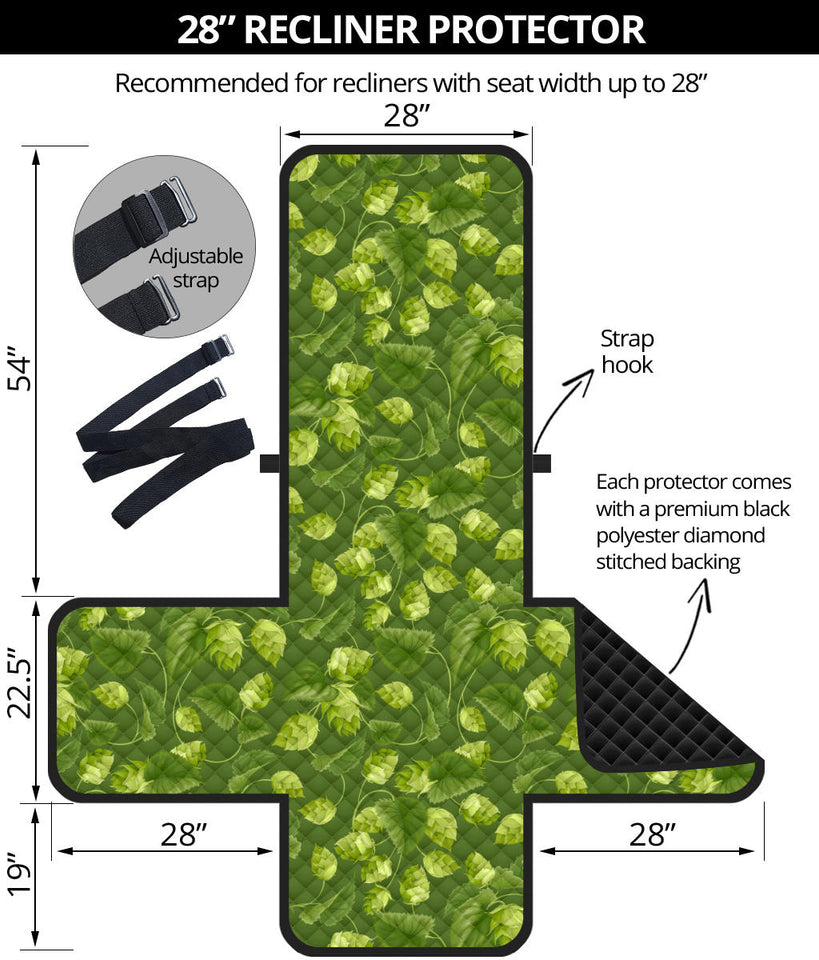 Hop Pattern Recliner Cover Protector