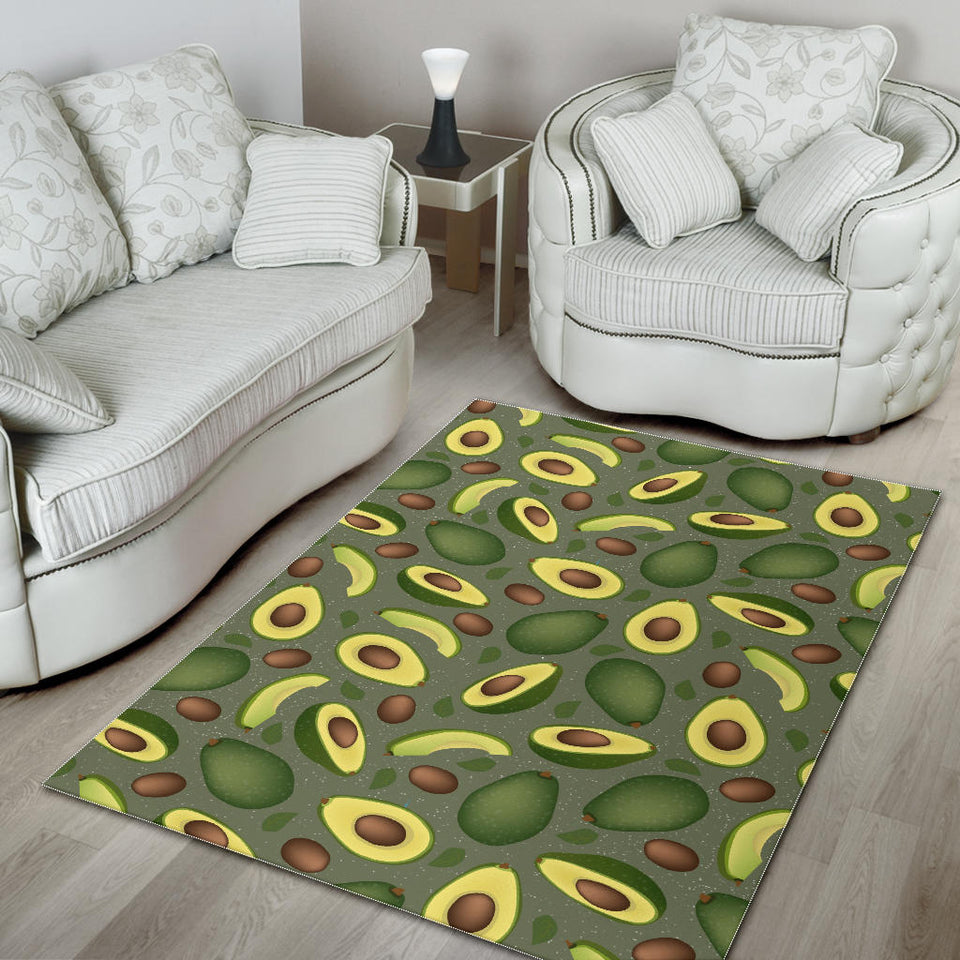 Avocado Pattern Background Area Rug