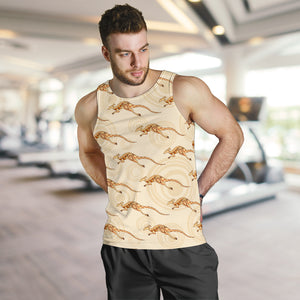 Kangaroo Aboriginal Pattern Background Men Tank Top