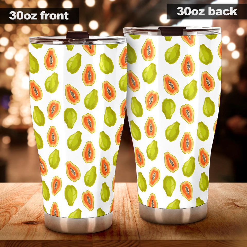 Papaya Pattern Theme Tumbler