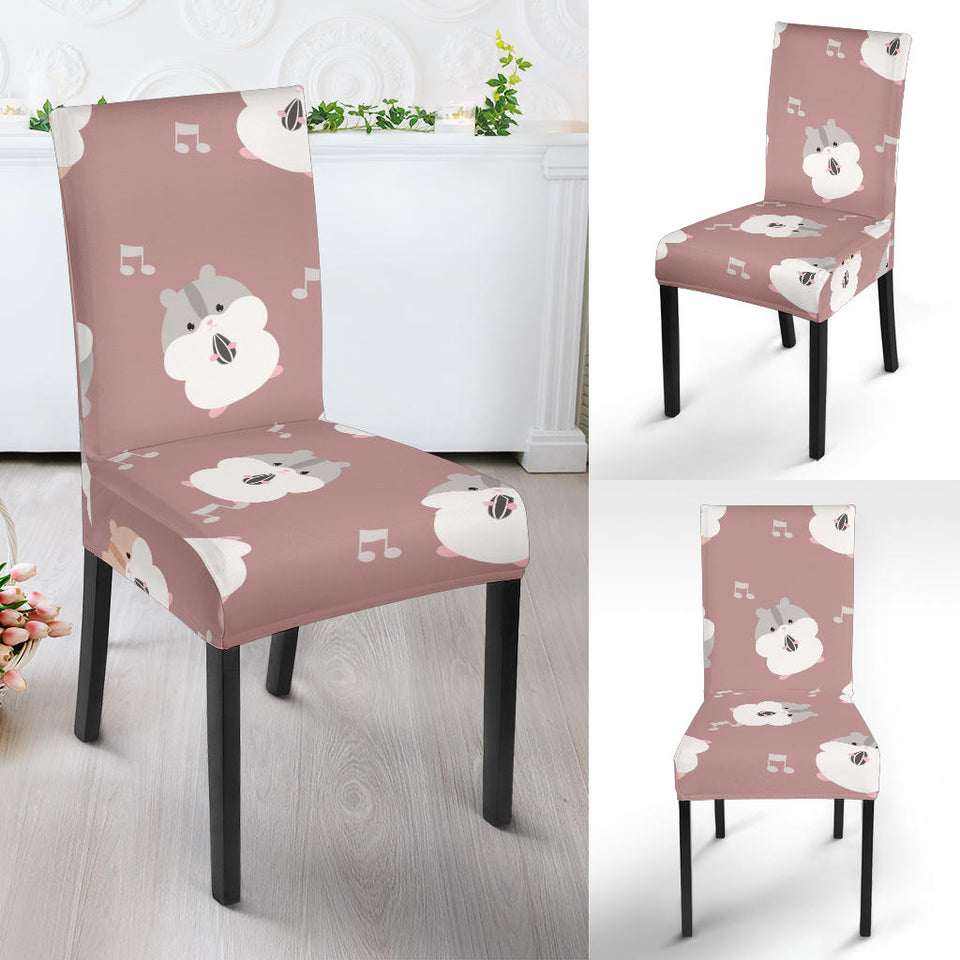 Fat Hamster Pattern Dining Chair Slipcover