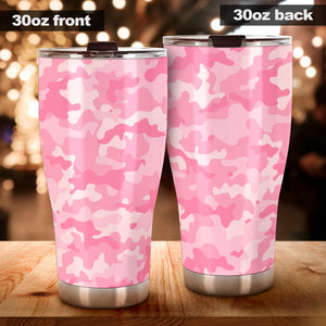 Pink Camo Camouflage Pattern Tumbler