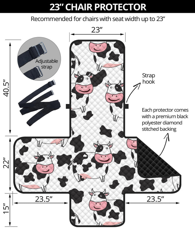 Cute Cow Pattern Chair Cover Protector
