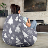 Snowflake Chirstmas Pattern Bean Bag Cover