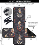 Seahorse Pattern Recliner Cover Protector