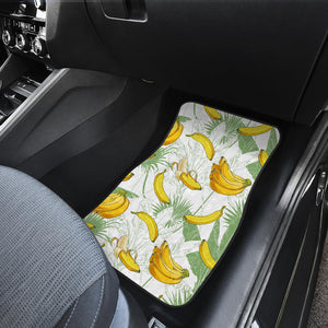 Banana Pattern Background Front Car Mats