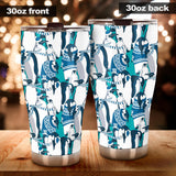 Penguin Pattern Tumbler