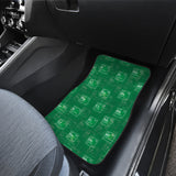 Chemistry Periodic Table Pattern Print Design 01 Front Car Mats