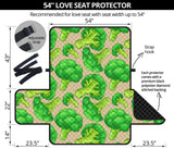 Broccoli Pattern Pink background Loveseat Couch Cover Protector