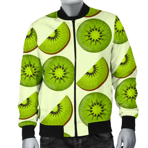 Kiwi Pattern Men Bomber Jacket