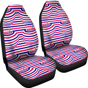 Apple USA Pattern Universal Fit Car Seat Covers