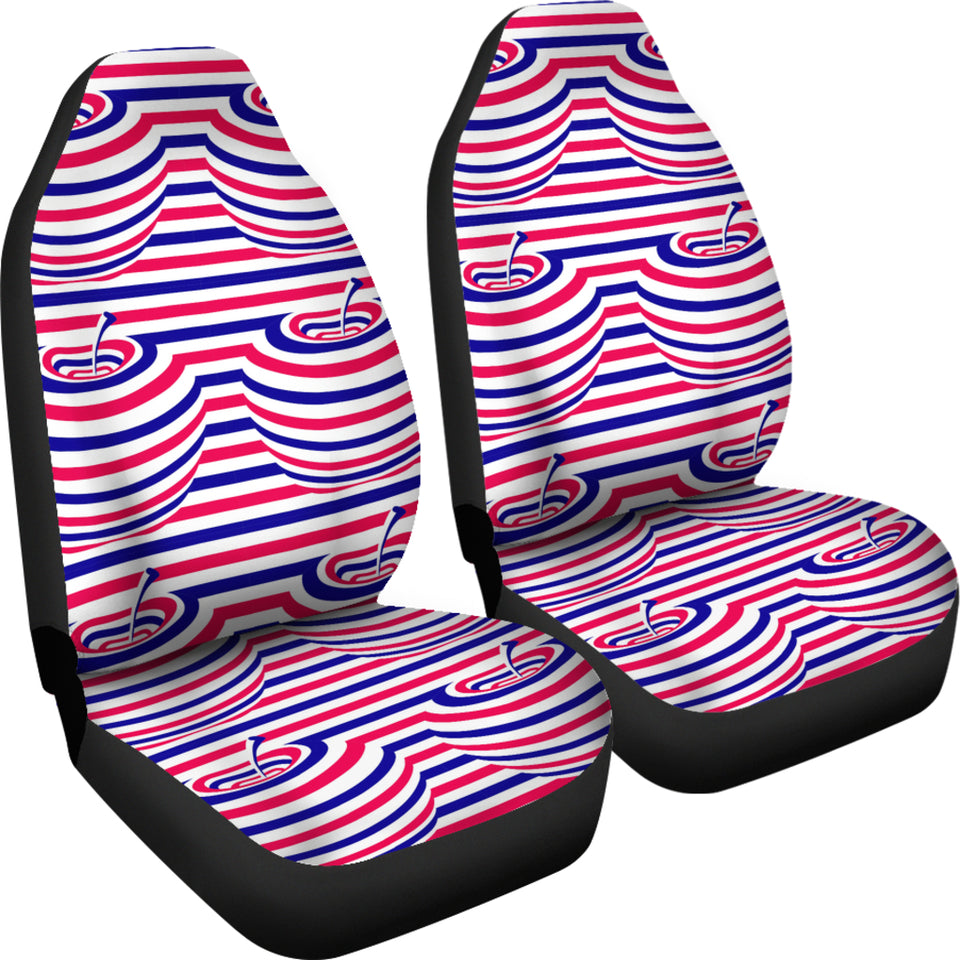 Apple USA Pattern Universal Fit Car Seat Covers