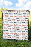 Sun Glasses Pattern Print Design 02 Premium Quilt