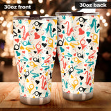 Saxophone Pattern Background Tumbler