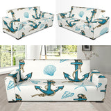 Anchor Shell Starfish Pattern Sofa Slipcover