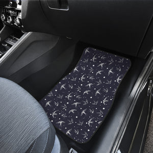 Swallow Pattern Print Design 02 Front Car Mats