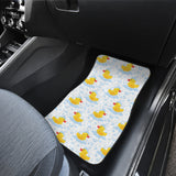 Duck Toy Pattern Print Design 03 Front Car Mats