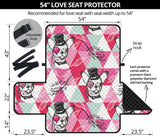 Cool Chihuahua Pink Pattern Loveseat Couch Cover Protector