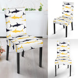 Swordfish Pattern Print Design 05 Dining Chair Slipcover