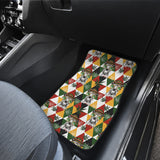 Cool Camel Leaves Pattern Front Car Mats