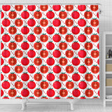 Tomato Pattern Shower Curtain Fulfilled In US