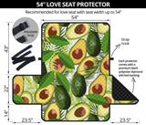 Avocado Leaves Pattern Loveseat Couch Cover Protector