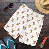 Yorkshire Terrier Pattern Print Design 03 Men Shorts