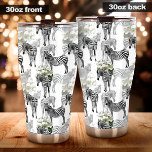 Zebra Pattern Tumbler