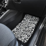 Gear Pattern Print Design 01 Front Car Mats