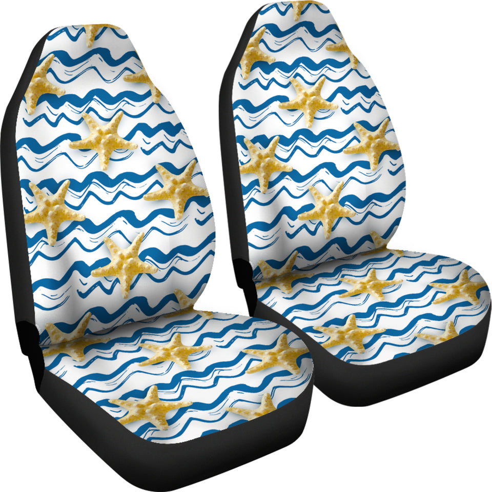 Starfish Pattern Universal Fit Car Seat Covers