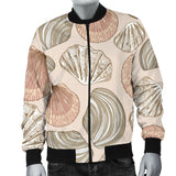 Shell Pattern Background Men Bomber Jacket