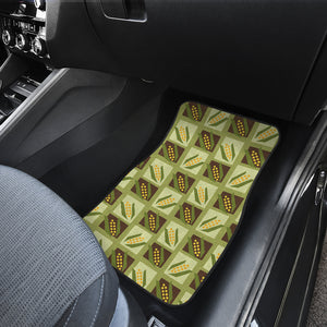 Corn Pattern Print Design 02 Front Car Mats