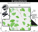 Ginkgo Leaves Pattern Sofa Cover Protector