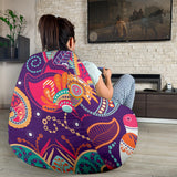 Indian Pattern Background Bean Bag Cover