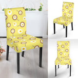 Fried Eggs Pattern Print Design 03 Dining Chair Slipcover
